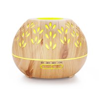 Diffuseur d'huiles essentielles ultrasonique de 200 ml en PP+ABS