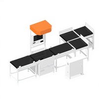 Machine de tri de colis intelligente de type Z, trieur logistique haute efficacité, vitesse réglable, convoyeur en caoutchouc, 30 kW, 220 V