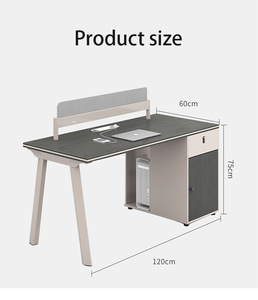 Meja kerja kantor Premium dengan kubus Modular dan meja kantor Modern untuk 8 orang meja kantor - Product Image 2
