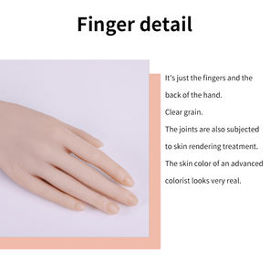 Yilong Peau Artificielle en Silicone pour la Pratique des Tatouages, Mains Homme Femme Gauche Droite, Modèle 2100735 - Product Image 6