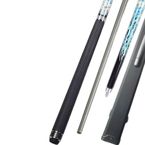 Củ gậy bi-a chất lượng cao 1/2 chia đôi, cán làm bằng sợi carbon, khớp thép, dùng cho bi-a và <span class=keywords><strong>snooker</strong></span> - Product Image 2