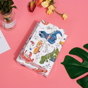 New Cartoon Book & Gift <b>Box</b> Wrapping Paper - Custom <b>Floral</b> Bouquets & Festival Packing - Product Image 3