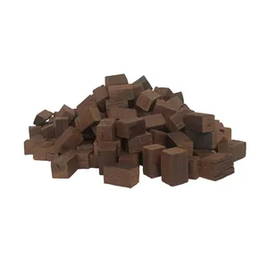 Cubes de chêne grillés lourds pour maturation et distillations de boissons fortes aromatisant cubes de bois pour infusion d'alcool