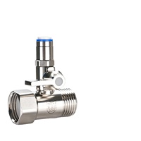 Vannes d'adaptation d'alimentation en eau RO en acier inoxydable SUS304, entrée pivotante femelle G1/2 BSPP x sortie mâle G1/2 BSPP pour 1/4 OD et 3/8 OD