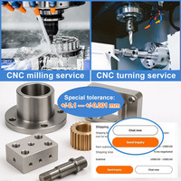 Mecanizado CNC Personalizado de 4 Ejes, Latón, Acero Inoxidable, Alta Precisión, Anodizado para Piezas de Máquinas y Accesorios de Aviación