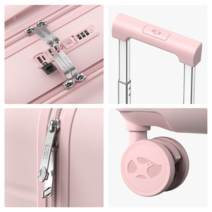 20-Inch Ultra-Light <strong>PC</strong> Luggage Large Capacity Modern Trolley Bag Carry-On Trolley Case with Stylish Design - Product Image 4