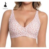 Soutien-gorge sans armatures à fermeture latérale pour femme, style léopard, best-seller transfrontalier, directement du fabricant, coupe 3/4, style Pure Desire sexy