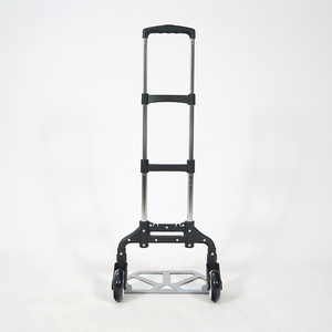 Hitree thời trang giá rẻ ráp bánh nhỏ gọn xách tay hành lý kim loại có thể gập lại siêu thị tay giỏ hàng gấp mua sắm xe đẩy - Product Image 2