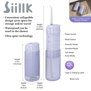 Mini irrigateur buccal portable sans fil pour le nettoyage des dents et la hygiène dentaire - Product Image 2