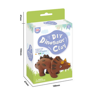 Kit de Bricolage <span class=keywords><strong>en</strong></span> Argile Magique Ultra-Légère pour Cadeau <span class=keywords><strong>Dinosaure</strong></span> Personnalisé, Argile <span class=keywords><strong>à</strong></span> <span class=keywords><strong>Modeler</strong></span> Douce et Sans Salissure pour Enfants de 3 <span class=keywords><strong>à</strong></span> 12 Ans - Product Image 1