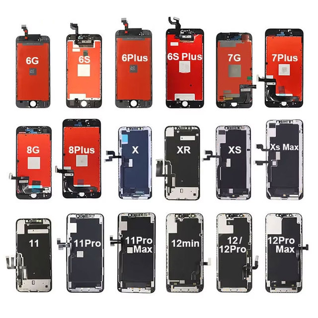Wholesale Price Tft Mobile Phone Lcd for iphone 7 7plus 8 8 Plus Display Screen Replace for iphone X 12 13 14 15 16 Promax Lcd