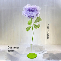 Décorations pour la maison en gros Fleurs simulées géantes Fleurs artificielles colorées