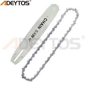 ADEYTOS 1 ensemble 12/16 pouces 325 66 accessoires d'outils de jardin barre de guidage de scie à chaîne et 2 chaînes de scie pour le travail du bois et le remplacement d'outils - Product Image 4