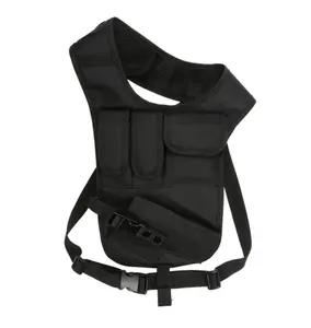 सामरिक छाती छिपा अंडरआर्म नायलॉन कंधे बंदूक पिस्तौलदान छाती बैग पत्रिका पाउच के साथ