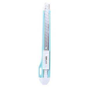 Deli Utility <b>Knife</b> 2031 9mm Blade Stainless Steel Automatic <b>Lock</b> Student Paper Cutter Wallpaper <b>Knife</b> - Product Image 5