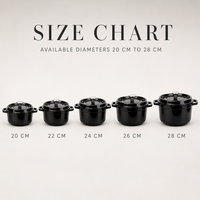 Cocotte en fonte émaillée ronde Joho, de 20 cm à 32 cm, ustensile de cuisine, six couleurs, marque privée, vente en gros, fournisseur OEM ODM