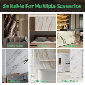 Panneau mural en marbre <span class=keywords><strong>PVC</strong></span> haute densité, durable, fin, lisse, flexible, feuille <span class=keywords><strong>de</strong></span> marbre UV, carrelage mural pour la décoration <span class=keywords><strong>de</strong></span> la <span class=keywords><strong>salle</strong></span> <span class=keywords><strong>de</strong></span> <span class=keywords><strong>bain</strong></span> - Product Image 6