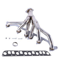 Collecteurs longs 6-en-1 soudés TIG en acier inoxydable poli pour Jeep Wrangler Cherokee 4.0L TJ YJ XJ 91-99 avec joints