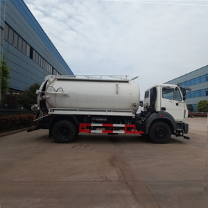 Camion-citerne à vide de grande capacité BEIBEN pour l'aspiration des eaux usées, des excréments et des fosses septiques - Product Image 3