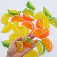 Keukensimulatie Citroenschijfjes Kerstmis Thanksgiving Pasen Schuim Plastic Ecologisch Hoogwaardig 5cm Kunstmatig Ornament