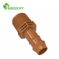 Raccords cannelés PE 17 mm pour irrigation goutte à goutte, coudes, tés, raccords mâles, adaptateurs, joints de tuyaux d'eau
