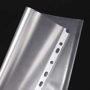 Comix <b>Document</b> Protector <b>Bag</b> A4 11 Holes 0.06mm 20 <b>Bags</b> Set Transparent PP Material - Product Image 5