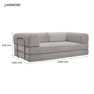 Sofá Cama Modular de Espuma de Alta Densidad - Diseño Moderno para Almacén, Empacado al Vacío - Product Image 2