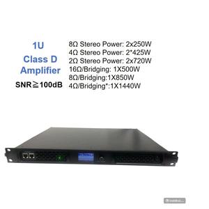 Amplificateur de puissance à 4 canaux doté d'une configuration simple et d'une sortie équilibrée convenant au cinéma maison et aux petites configurations - Product Image 3