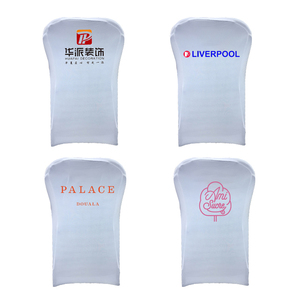 LOGO personnalisé <span class=keywords><strong>de</strong></span> haute qualité et durable utilisant diverses housses <span class=keywords><strong>de</strong></span> chaises pliantes en spandex pour salle à manger - Product Image 6