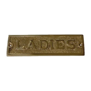 Letrero Decorativo de Latón para Exteriores, Placa de Señalización para Bibliotecas, Escuelas, Oficinas y Hoteles, Disponible a Buen Precio - Product Image 6