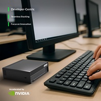 Mini-ordinateur EdgeXpert AI pour bureau, basé sur la plateforme DGX Spark, petit châssis, 128 Go de RAM, Chine, petit format