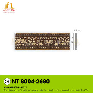 Moulures murales en PS imitation bois de qualité supérieure, imperméables |   Moulage en polystyrène décoratif pour la conception de murs intérieurs, vente en gros - Product Image 2