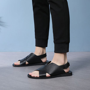 Sandales et Tongs pour Hommes, Zoris, Chaussons, Chaussures de Marche et de Randonnée en Plein Air, Chaussures de Plage, Chaussures de Sport en Cuir, Basses, Respirantes, Faites à la Main - Product Image 5