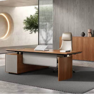 <span class=keywords><strong>Escritorio</strong></span> Ejecutivo Eléctrico en Forma de L con Doble Motor, Estilo Italiano, Grado E0, <span class=keywords><strong>Escritorio</strong></span> <span class=keywords><strong>Blanco</strong></span> para Computadora, Silla Cómoda para Gerentes - Product Image 1