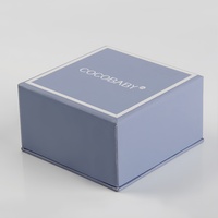 Ensemble d'éponge de maquillage personnalisée, boîte d'emballage en papier avec logo, feuille d'argent, éponge de maquillage, boîte d'emballage de maquillage d'oeuf de beauté, boîte cadeau