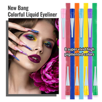 Vente en gros d'eye-liner liquide imperméable à séchage rapide en 8 couleurs, longue tenue, résistant aux bavures et aux transferts, pour créer des looks spectaculaires