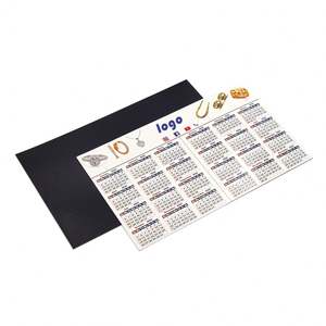 Calendrier magnétique promotionnel OEM à prix raisonnable, aimant de réfrigérateur, planificateur - Product Image 1