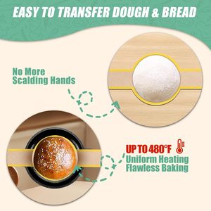 Collapsible Sourdough Proofing Basket Kit Baking Supplies Foldable Silicone Bread Proofing Basket Set for Sourdough - Product Image 4