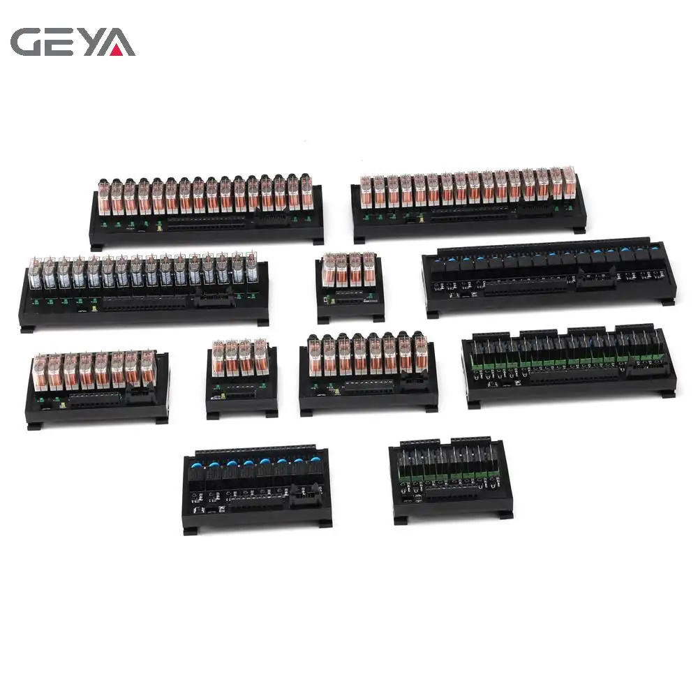 GEYA FY-NGG2R-4C mit Sicherung 4-Kanal-SPS-Steuerungsrelais 5V 12V 24V 48V 230V mit Sicherungs schutz