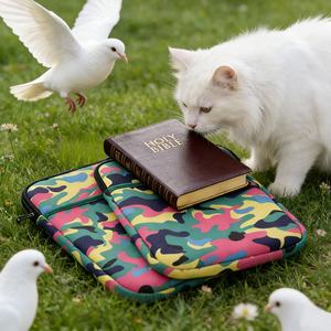 Étui pour Bible en néoprène personnalisé, housse pour ordinateur portable, housse imperméable pour liseuse électronique, étui pour ordinateur portable, housse pour ordinateur portable vierge, housse pour <span class=keywords><strong>livre</strong></span> avec fermeture éclair - Product Image 4