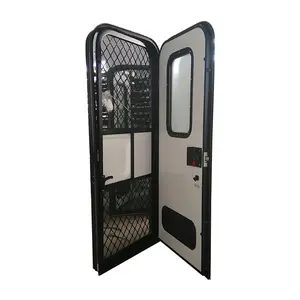 Special discount aluminium alloy single point RV Caravan Trailer door with screen door
