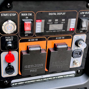 Generador Inverter Silencioso Senjun de 3kW RZ3150iE, Portátil, de Gasolina y Doble Combustible, para Uso en Exteriores y Autocaravanas - Product Image 1