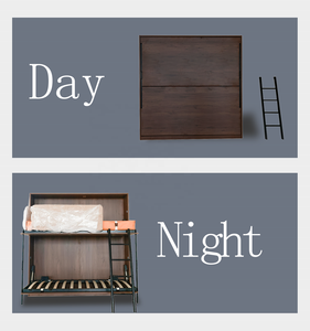 Индивидуальные современные компактные одноразмерные Складные Настенные кровати, чердак, скрытые двухъярусные кровати - Product Image 6