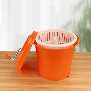 <span class=keywords><strong>Essoreuse</strong></span> <span class=keywords><strong>à</strong></span> légumes manuelle <span class=keywords><strong>à</strong></span> <span class=keywords><strong>salade</strong></span> <span class=keywords><strong>manivelle</strong></span> cuisine fruits eau alimentaire déshydrateur panier plastique acier inoxydable sans Bpa - Product Image 3