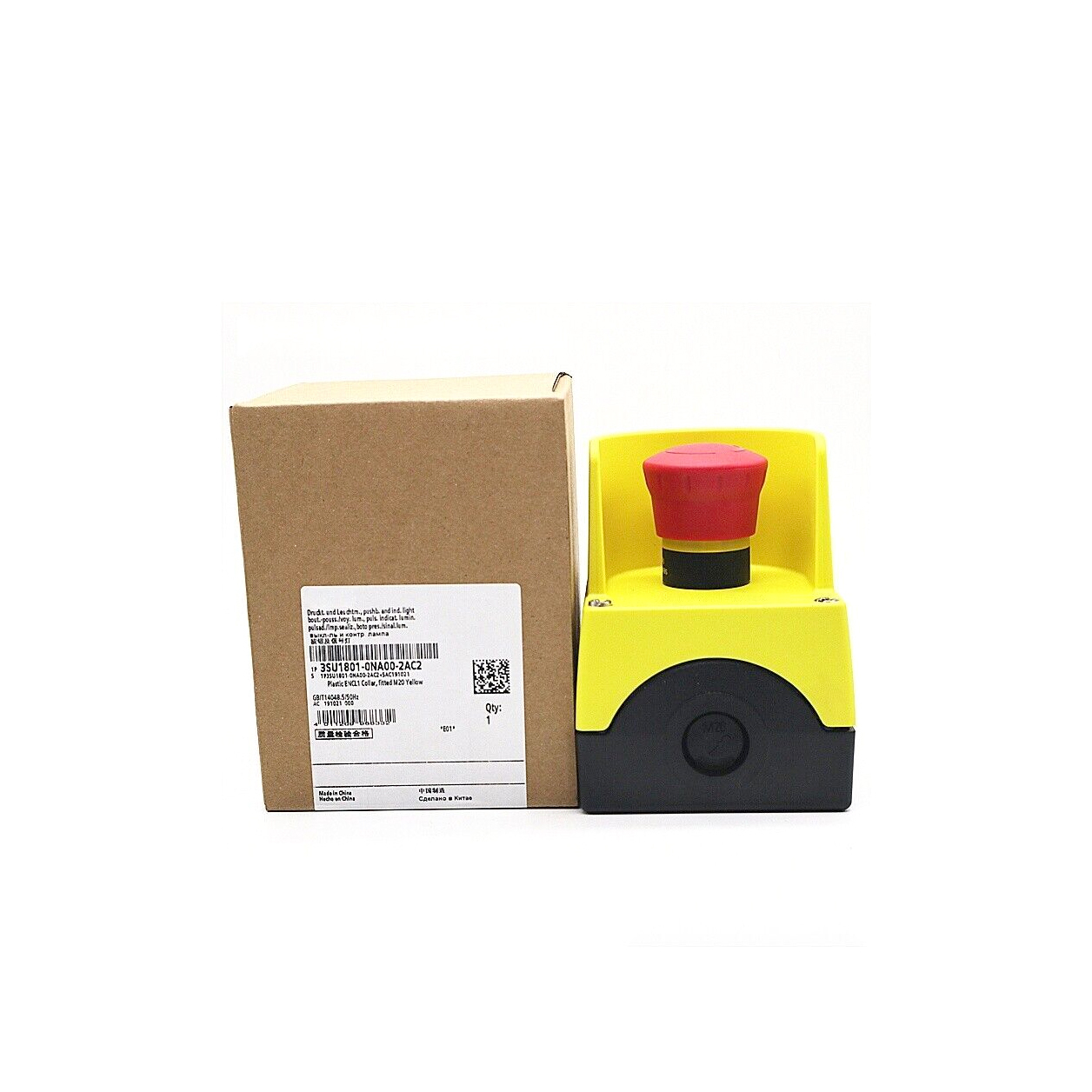 3su1801-0nb00-2ac2 <strong>Emergency</strong> <strong>Stop</strong> <strong>Button</strong> 3su1 Series PLC Programming RS485 240V Warehouse Stock