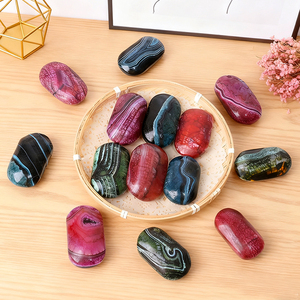 หินคริสตัลบำบัดคุณภาพสูงขายส่ง หินอาเกตหลากสีสำหรับเป็นของขวัญ - Product Image 5