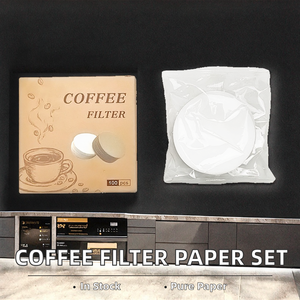 <span class=keywords><strong>Filtre</strong></span> à café rond professionnel de 60 mm pour cafetières Moka et machines à expresso, pour la maison et les cafés - Product Image 2