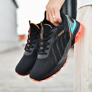 Scarpe <span class=keywords><strong>da</strong></span> Corsa <span class=keywords><strong>da</strong></span> Uomo Taglia Grande con Ammortizzazione ad Aria, Traspiranti in Maglia, Logo Personalizzato, Rete Traspirante, EU 48, Sneakers Sportive Casual Plus Size - Product Image 3