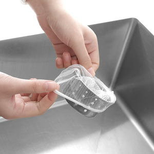 Filtro de malla desechable para fregadero de cocina, cubierta de desagüe, 100 piezas por paquete - Product Image 1