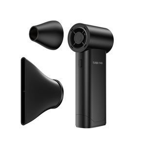 Mini ventilateur turbo à jet puissant 130000 tr/min, souffleur de poussière portable haute vitesse avec buse plate, 3 vitesses, rechargeable, dépoussiéreur électrique - Product Image 1